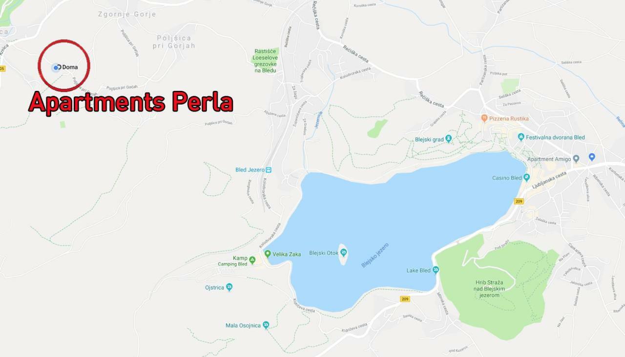 Apartments Perla Zgornje Gorje Luaran gambar